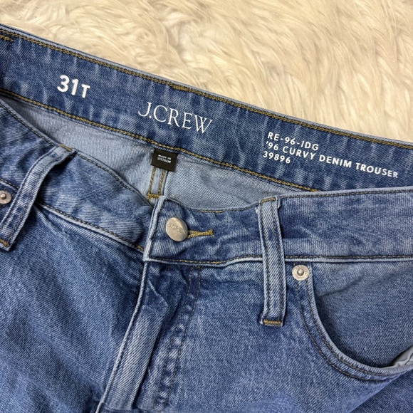 J.Crew 96 Curvy Denim Trouser Jeans Style CF237 Size 31 Tall - Picture 6 of 8
